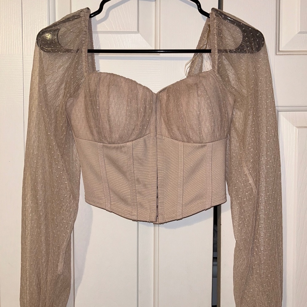 Blush Corset Top